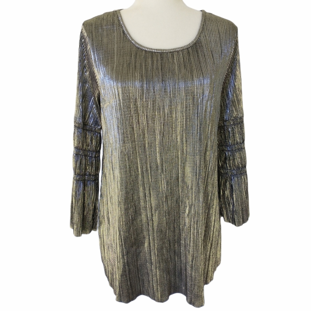 Est 1946 🟫 large long sleeves metallic silver/black - Picture 8 of 8